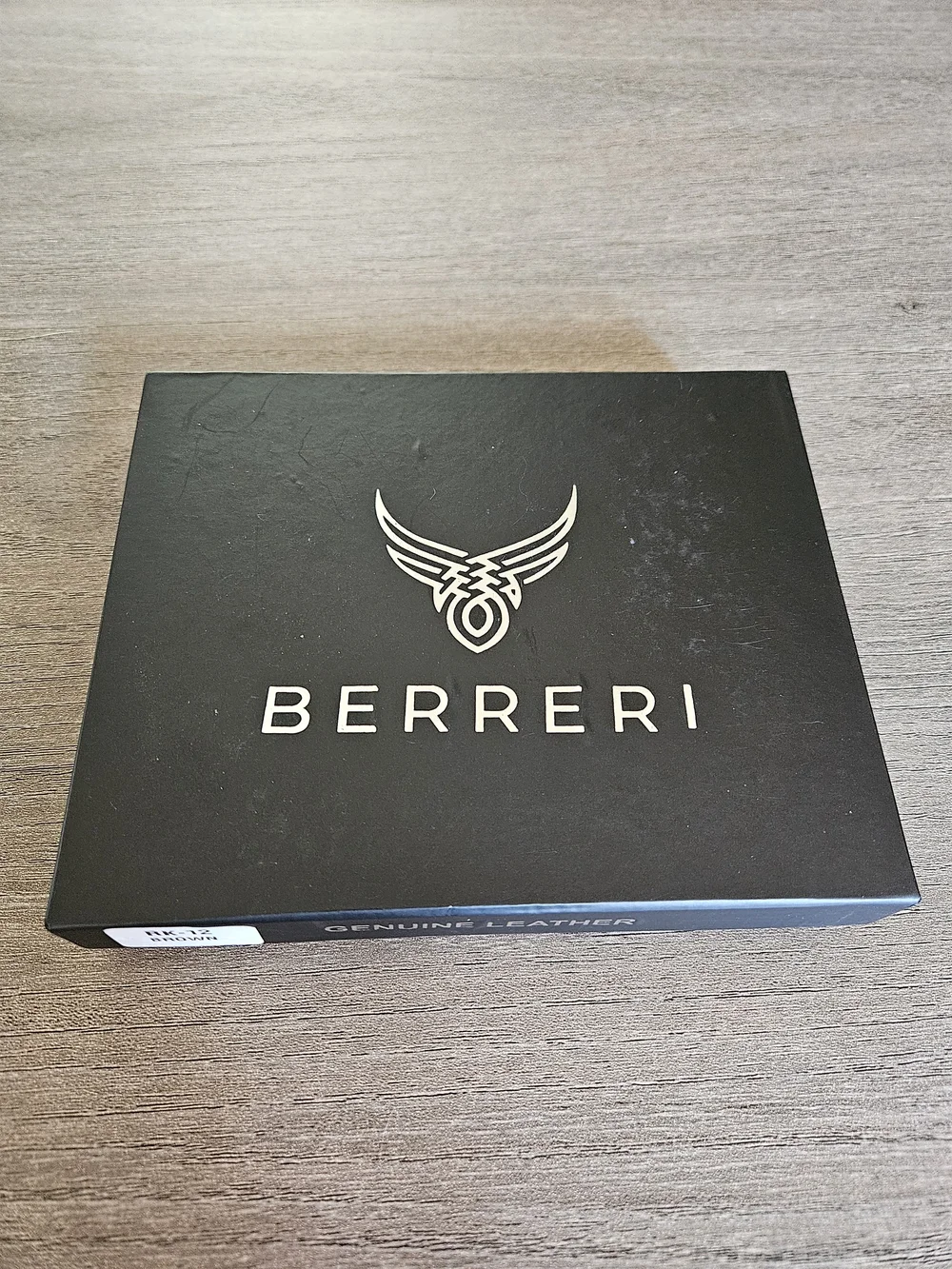 Berreri Men’s Brown Leather Bifold Wallet